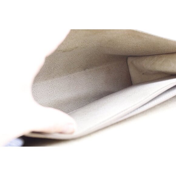 Vintage blue leather crossbody purse, snake imprint handbag two way handbag - Picture 9 of 10